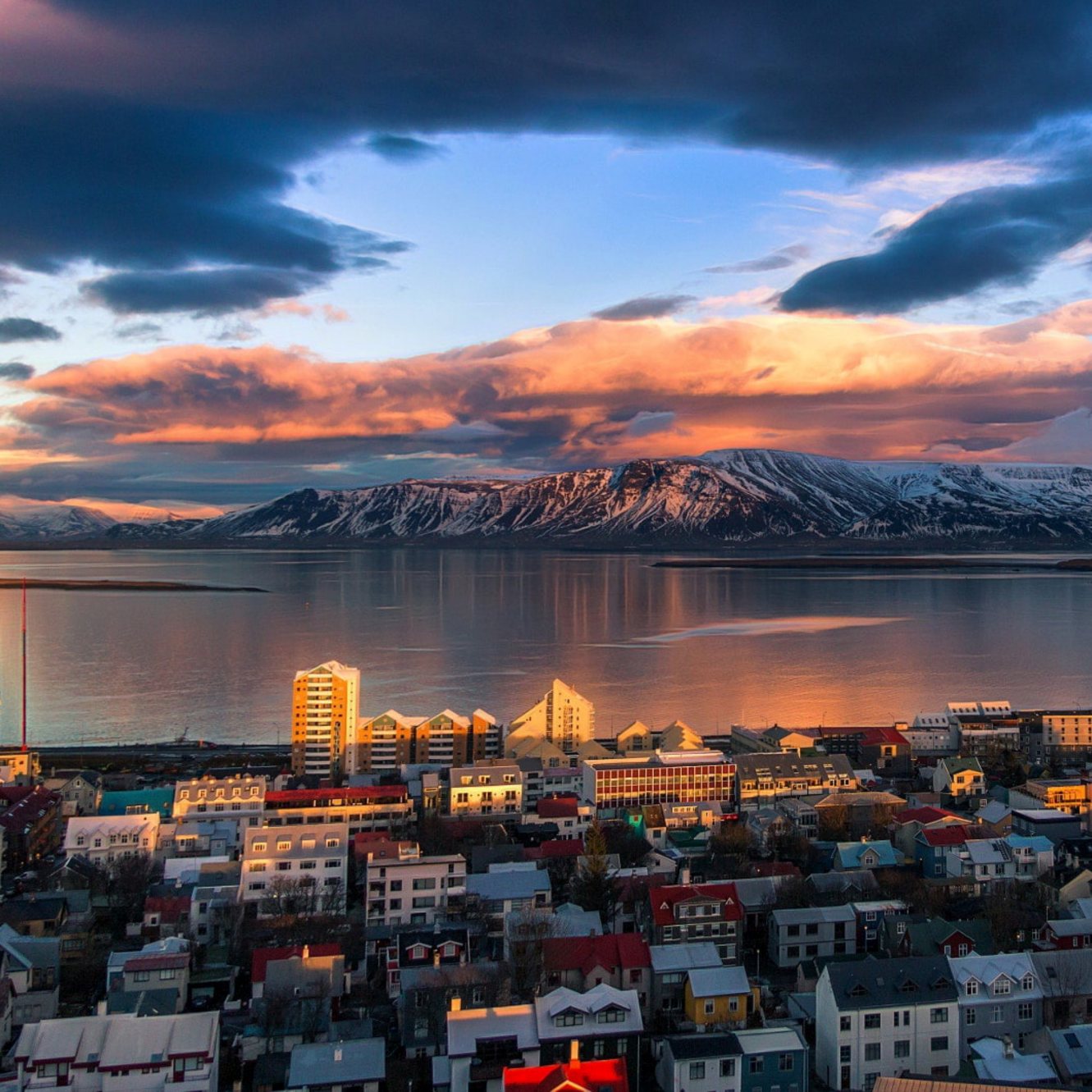 Reykjavík city view